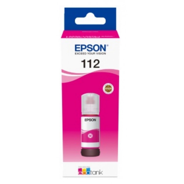 Чорнило Epson 112 EcoTank Pigment Magent ink (C13T06C34A)