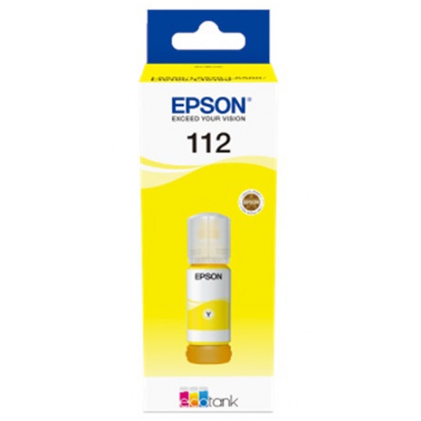 Чорнило Epson 112 EcoTank Pigment Yellow ink (C13T06C44A)