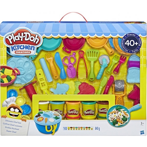 Набори для ліплення Play Doh Hasbro Меганабір кухаря (C3094)