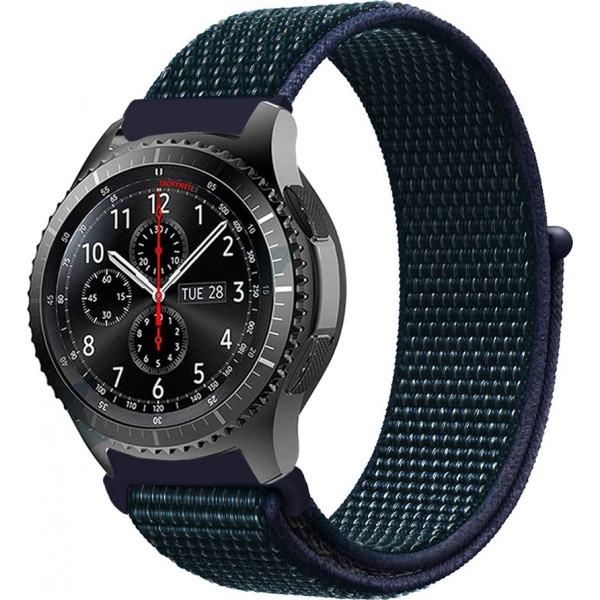 Ремінець для смарт-годинника BeCover Nylon Style for Samsung Galaxy Watch 42mm/Watch Active/Active 2 40/44mm/Watch 3 41mm/Gear S2 Classic/Gear Sport Blue-Green