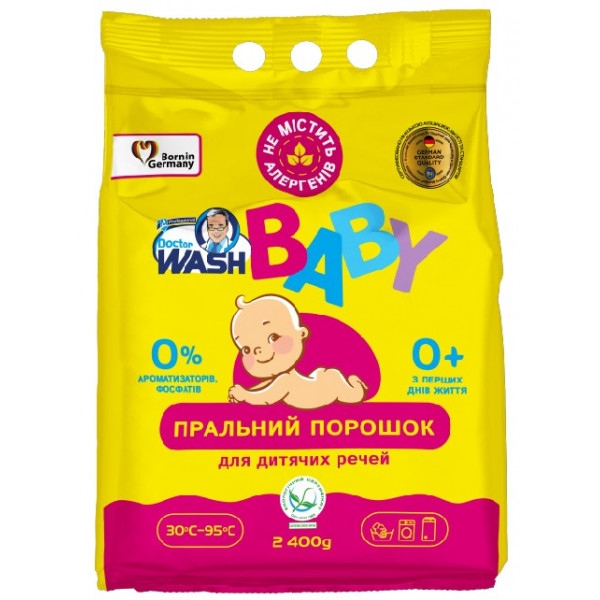 Пральний порошок DOCTOR WASH Baby 2,4кг
