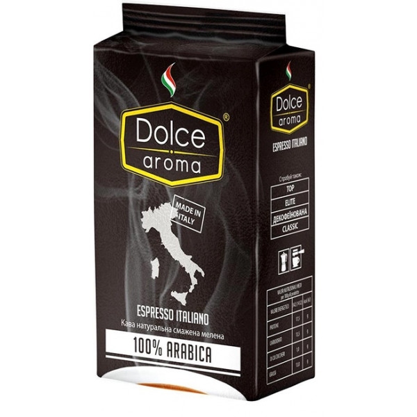 Кава мелена Dolce Aroma 100% Arabica  250 г