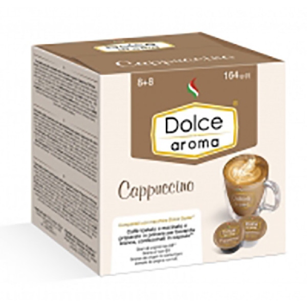 Кава у капсулах Dolce Aroma Cappuccino DG 16 шт.