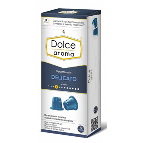 Кава у капсулах Dolce Aroma Delicato Dek NP 10 шт.