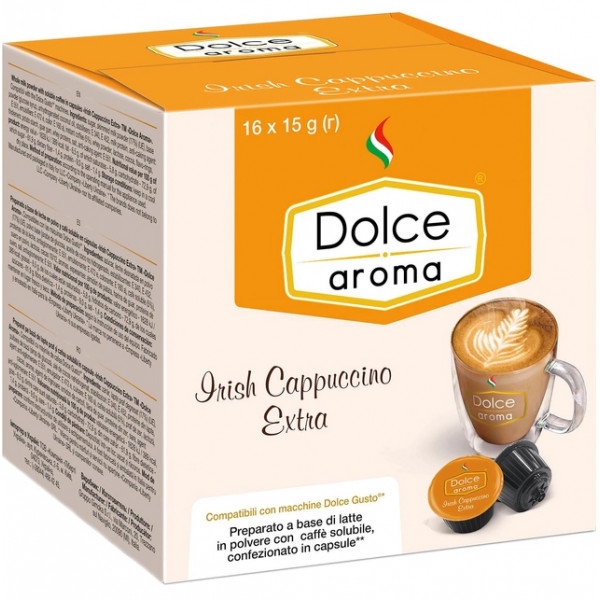 Кава у капсулах Dolce Aroma Irish Cappuccino DG 16 шт.