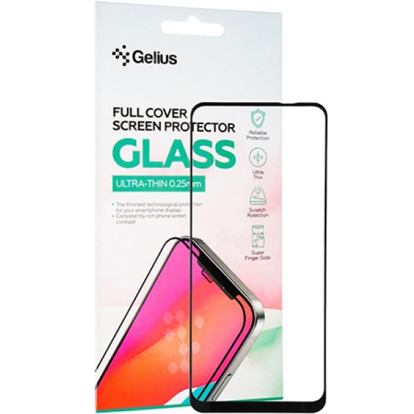 Захисне скло для смартфону Gelius Full Cover Ultra-Thin 0.25mm for Oppo A53 Black (91336)