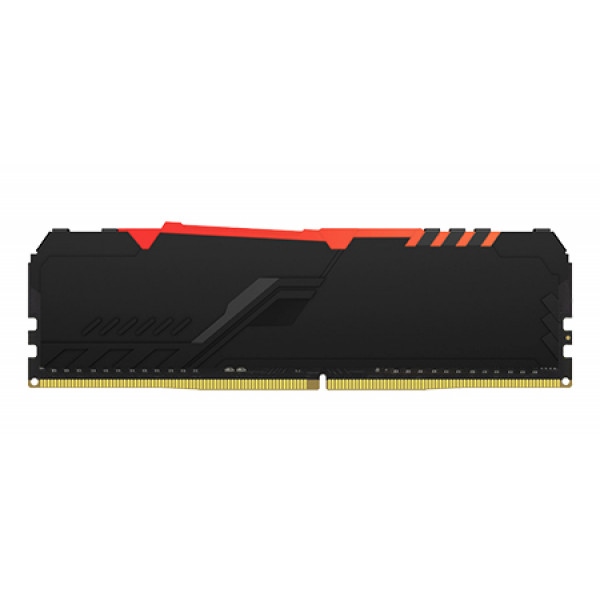 Память DDR Kingston DDR4 16GB 3200 MHz Fury Beast RGB Black (KF432C16BBA/16)