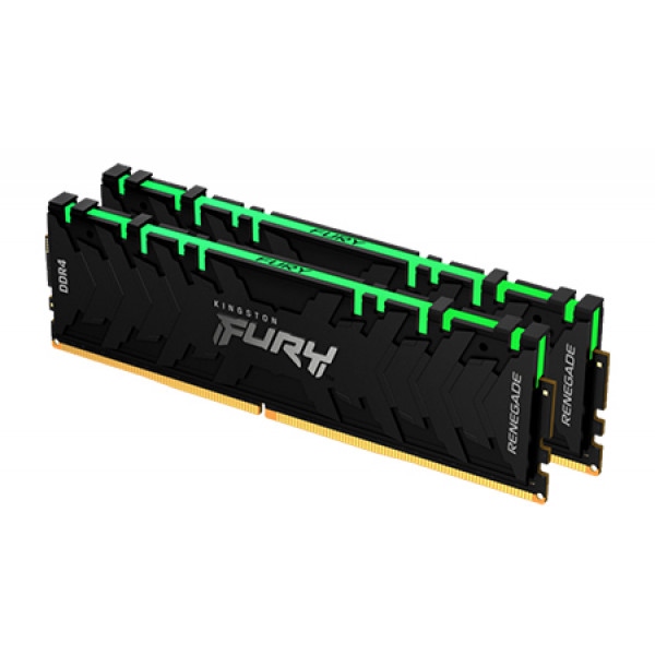 Память DDR Kingston DDR4 16GB/3600 FURY Renegade RGB (KF436C16RBAK2/16)