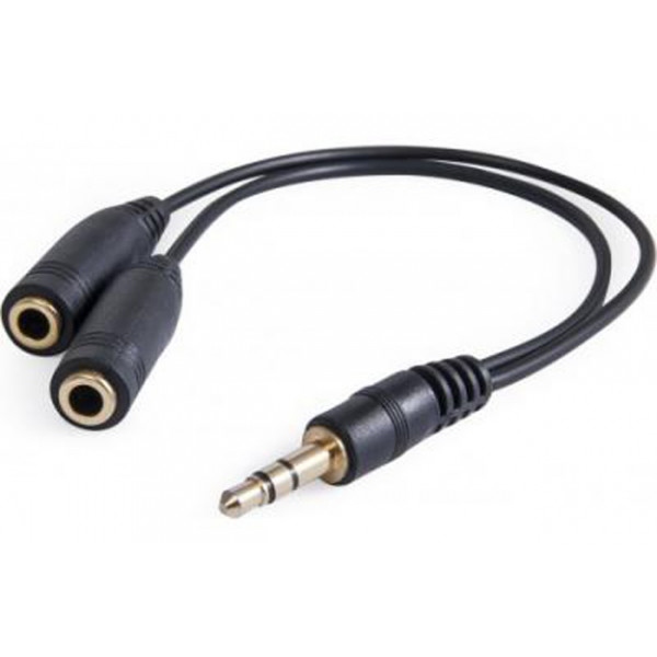Кабель 3.5 мм -3.5 мм Defender Jack 3.5mm - 2xJack 3.5mm (63001)