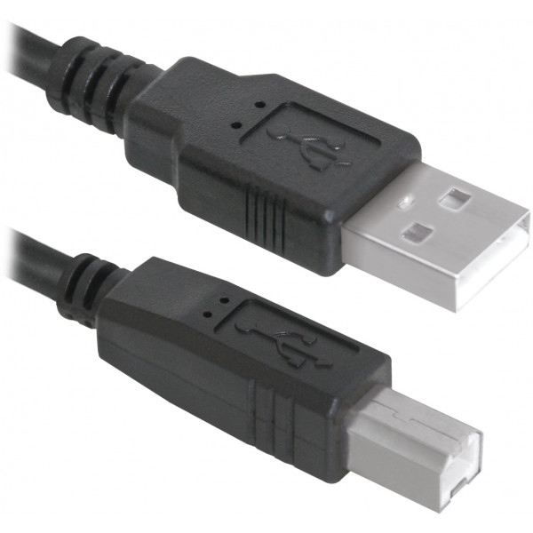 Кабель USB type A - USB type B Defender USB 2.0 AM/BM 1.8m USB04-06 (83763)