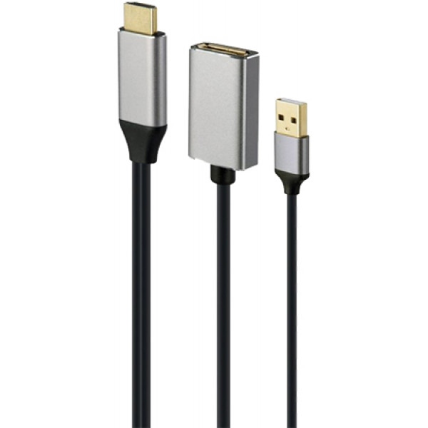 Перехідник Cablexpert HDMI-DisplayPort 0.1m (A-HDMIM-DPF-02)