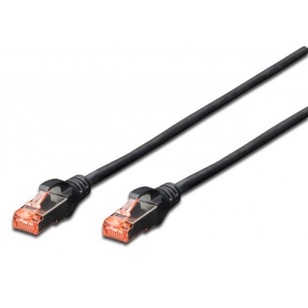 Кабель патч-корд Digitus CAT 6 S-FTP AWG 27/7 LSZH Black 2m (DK-1644-020/BL)