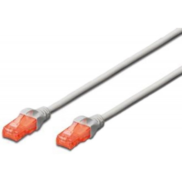 Кабель патч-корд Digitus CAT 6 UTP, 3м, (DK-1617-030) Gray