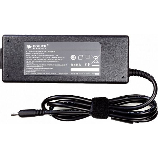 Зарядний пристрій для ноутбука PowerPlant Dell 220V 19.5V 130W 6.7A (DL130G4530)