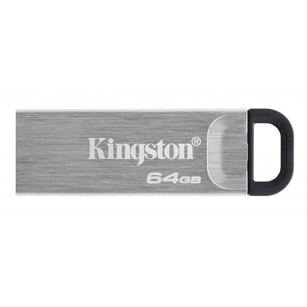 Флеш USB Kingston DataTraveler Kyson 64GB USB 3.2 Silver-Black (DTKN/64GB)