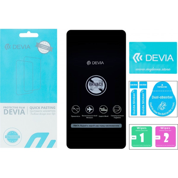 Захисна плівка для смартфону DEVIA Privacy VIVO Y52s (DV-SM-Y52sPRV)