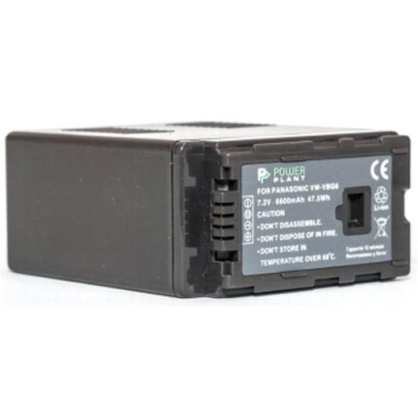 Акумулятор для фотокамери PowerPlant Panasonic VW-VBG6 6600mAh (DV00DV1279)