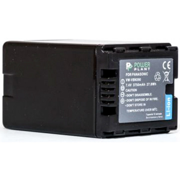 Акумулятор для фотокамери PowerPlant Panasonic VW-VBN390 3750mAh (DV00DV1346)
