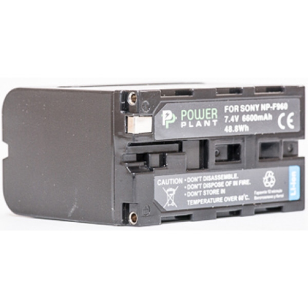 Акумулятор для фотокамери PowerPlant Sony LED NP-F960 6600mAh (DV00DV1367)
