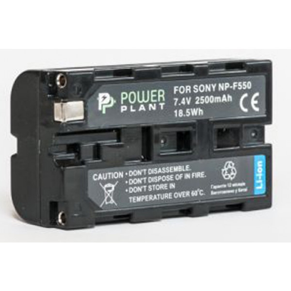 Акумулятор для фотокамери PowerPlant Sony LED NP-F550 2500mAh (DV00DV1365)