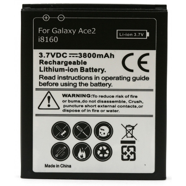 Акумулятор для мобільного телефону PowerPlant Samsung i8160 (EB425161LU) 3800mAh (DV00DV6223)