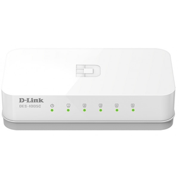 Комутатор локальної мережі (Switch) D-Link DES-1005C