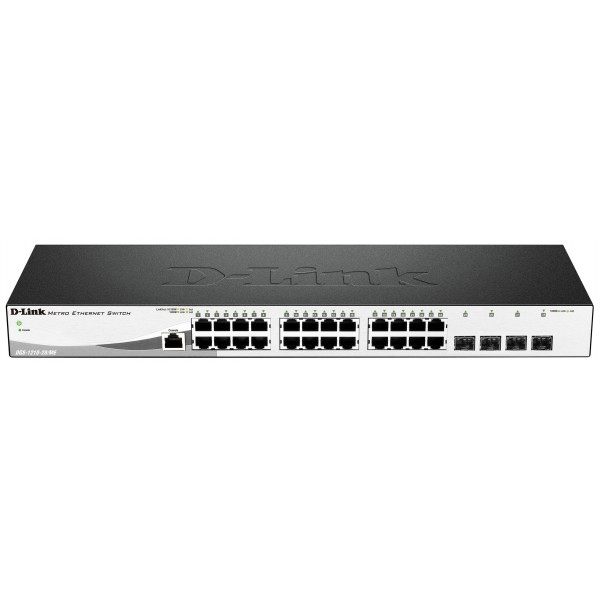 Коммутатор локальної мережі (Switch) D-Link DGS-1210-28/ME/B