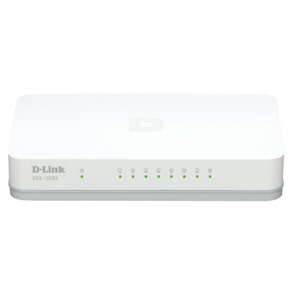 Комутатор локальної мережі (Switch) D-Link DGS-1008A