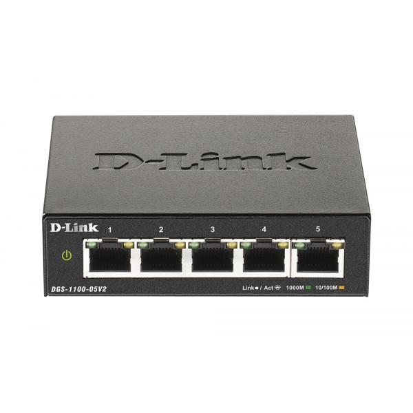 Коммутатор локальної мережі (Switch) D-Link DGS-1100-05V2