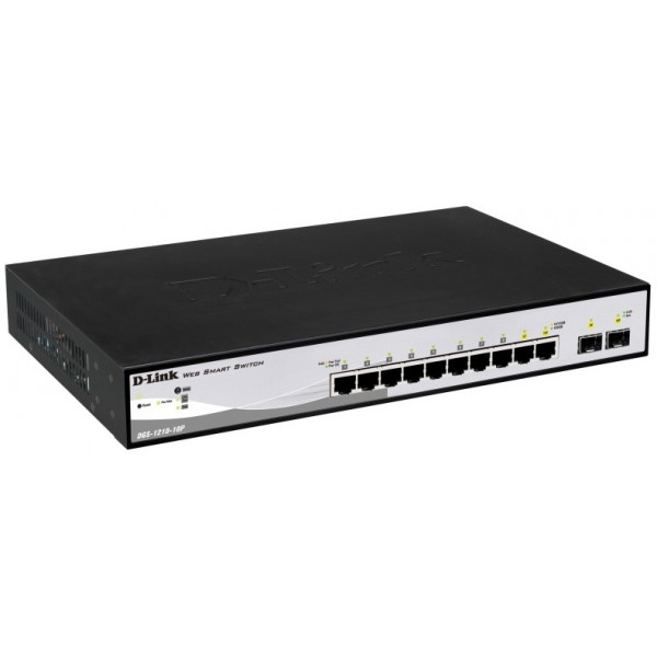 Комутатор локальної мережі (Switch) D-Link DGS-1210-10