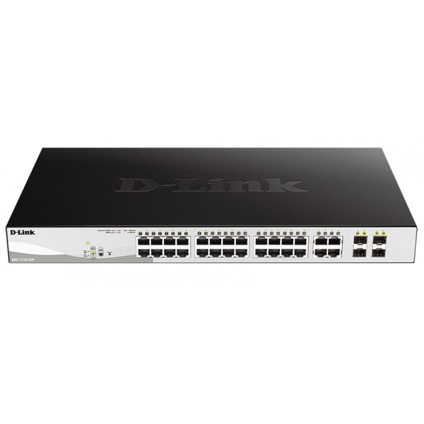 Коммутатор локальної мережі (Switch) D-Link DGS-1210-24P/E