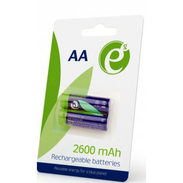 Акумулятор тип AA EnerGenie Ni-MH HR6/AA 2 шт. (EG-BA-AA26-01)