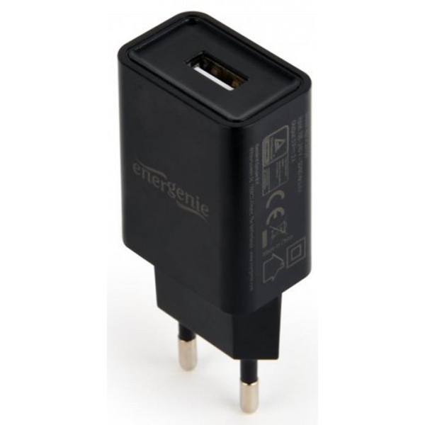 Мережевий зарядний пристрій EnerGenie EG-UC2A-03 Black