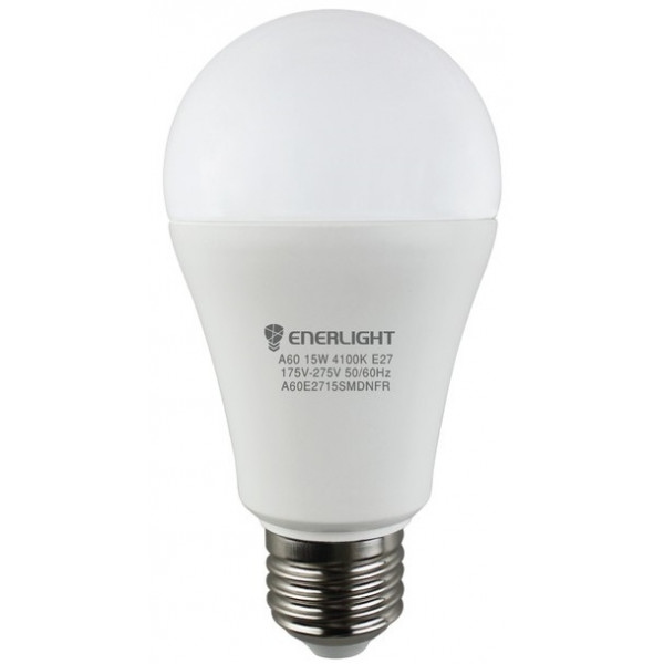 Лампочка світлодіодна Enerlight A60 15Вт 4100K E27