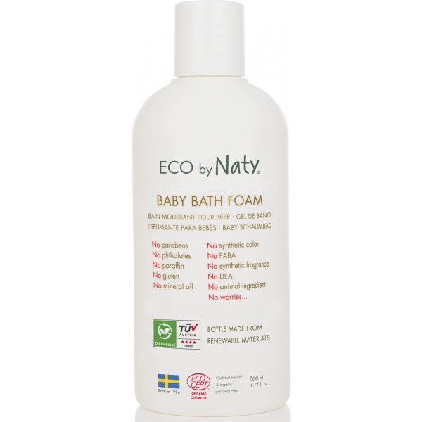 Піна для ванни дитяча Eco By Naty Органическая 200 мл (245586)