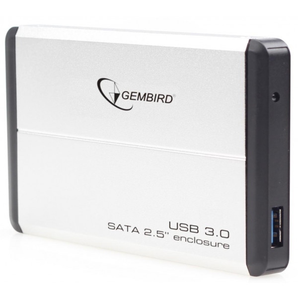 Зовнішній карман Gembird HDD 2.5'' USB 3.0 Silver (EE2-U3S-2-S)
