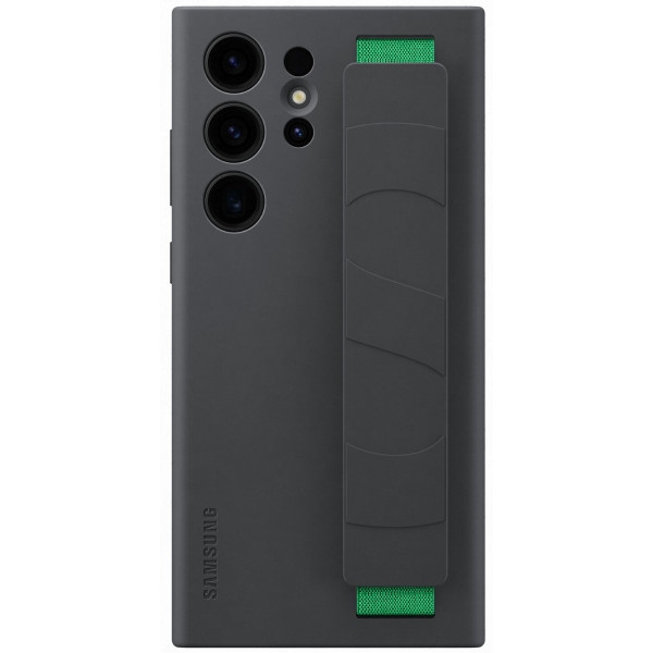 Чохол для смартфону Samsung Silicone Grip Case Galaxy S23 Ultra Black (EF-GS918TBEGRU)