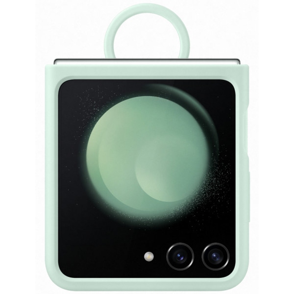 Чохол для смартфону Samsung Silicone Case with Ring Galaxy Flip 5 Ocean Green (EF-PF731TMEGUA)