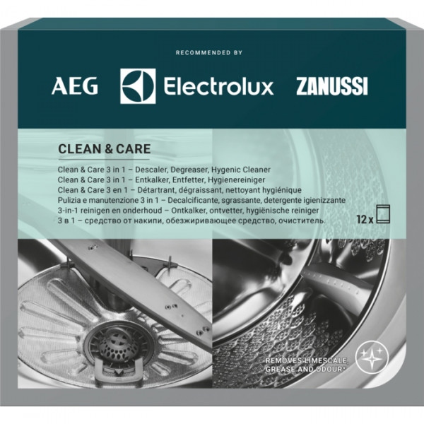 Засіб для чищення посудомийних машин Electrolux M3GCP400 12 саше x 50 гр