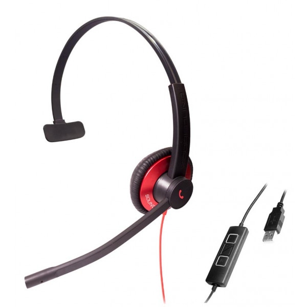 Гарнітура дротова ADDASOUND Epic 511R Red