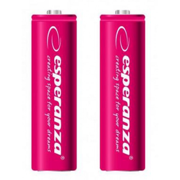 Акумулятор тип AA Esperanza Ni-MH AA 2000 mAh 2шт Red (EZA103R)