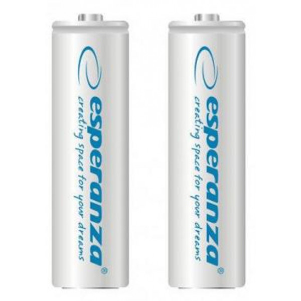 Акумулятор тип AA Esperanza Ni-MH AA 2000 mAh 2шт White (EZA103W)