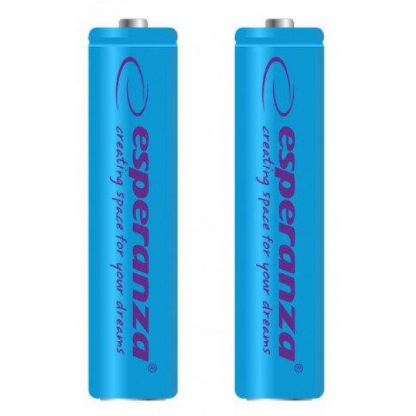 Акумулятор тип AAA Esperanza Ni-MH AAA 1000 mAh 2шт Blue (EZA101B)