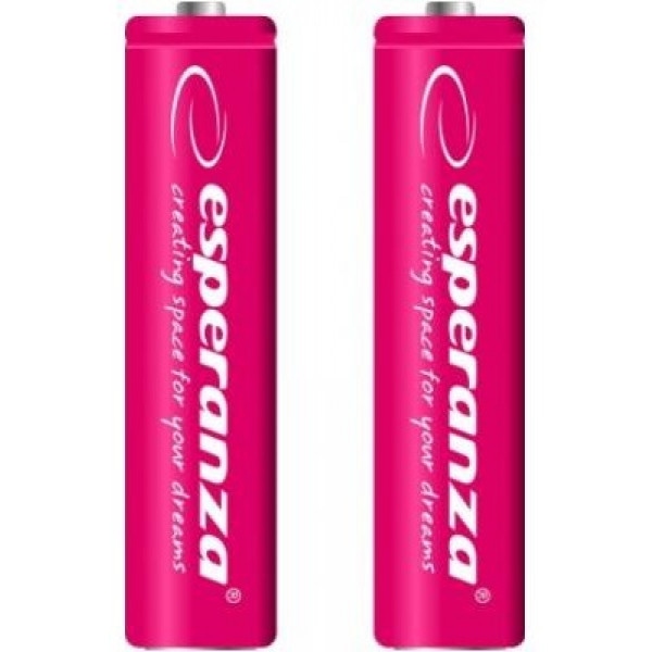 Акумулятор тип AAA Esperanza Ni-MH AAA 1000 mAh 2шт Red (EZA101R)