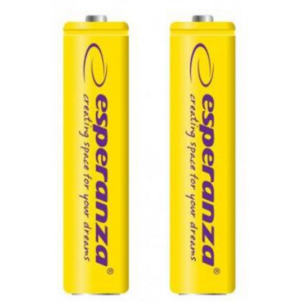 Акумулятор тип AAA Esperanza Ni-MH AAA 1000 mAh 2шт Yellow (EZA101Y)