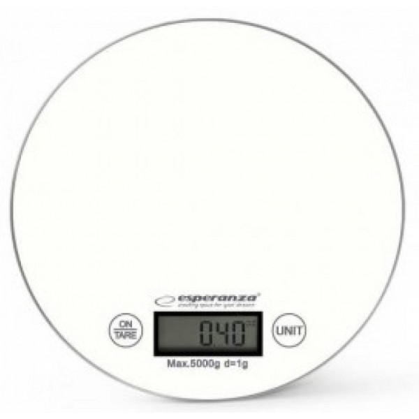 Ваги кухонні Esperanza Scales EKS003W White