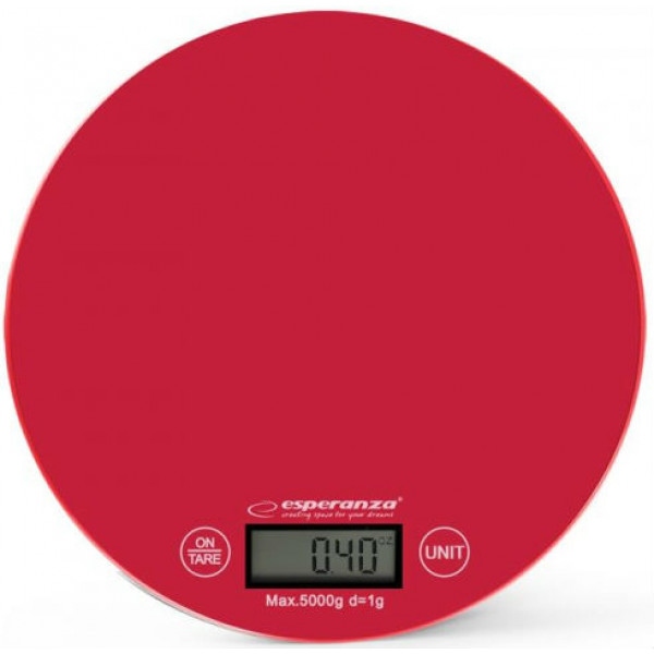 Ваги кухонні Esperanza Scales EKS003R Red