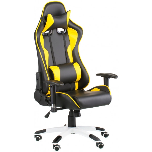 Крісло для геймерів Special4You Extremeracе black/yеllow (E4756)