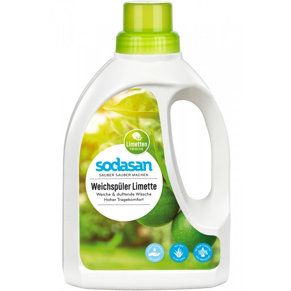 Ополіскувач для білизни Sodasan Fabric Softener Лайм д/быстрой глажки 0,75л