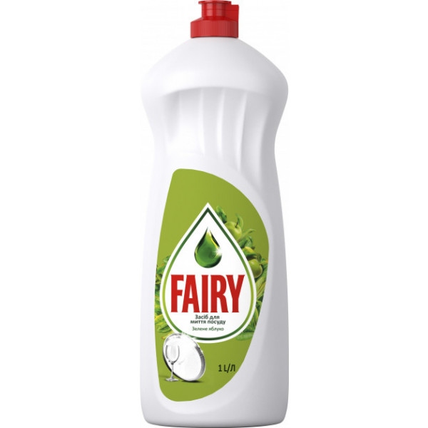 Засіб для ручного миття посуду Fairy Зеленое яблоко 1 л